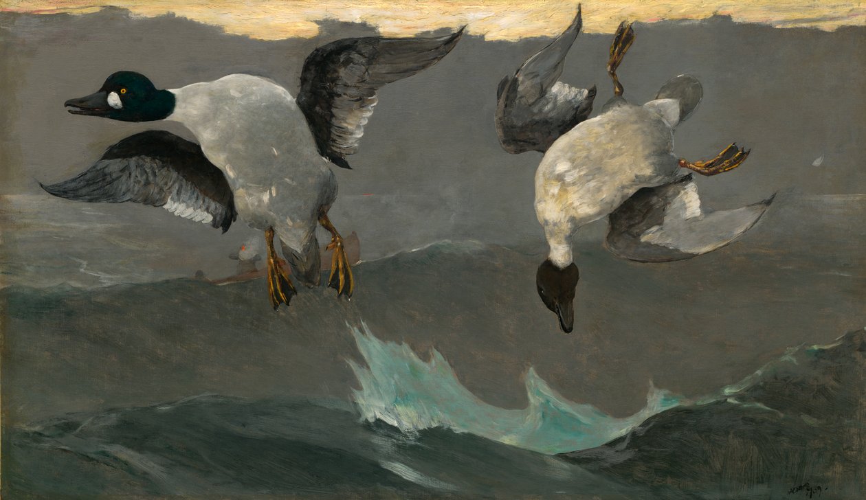 Sağ ve sol by Winslow Homer