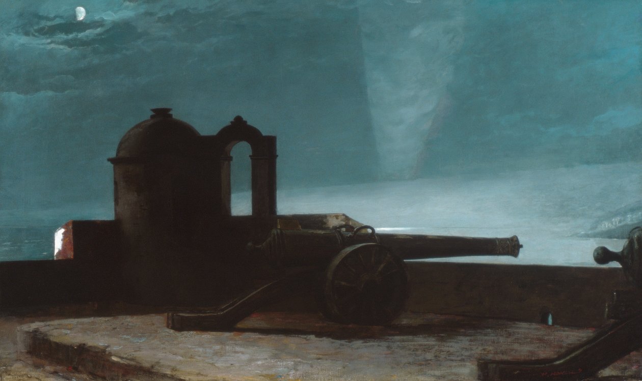 Liman Girişinde Projektör, Santiago de Cuba, 1901 by Winslow Homer