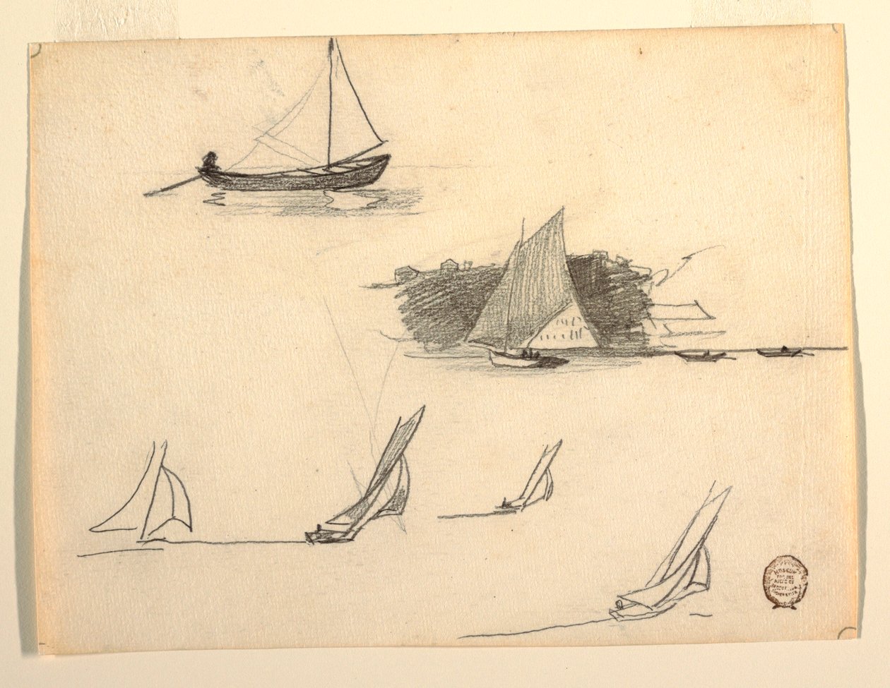 Yelkenlilerin Altı Çalışması by Winslow Homer