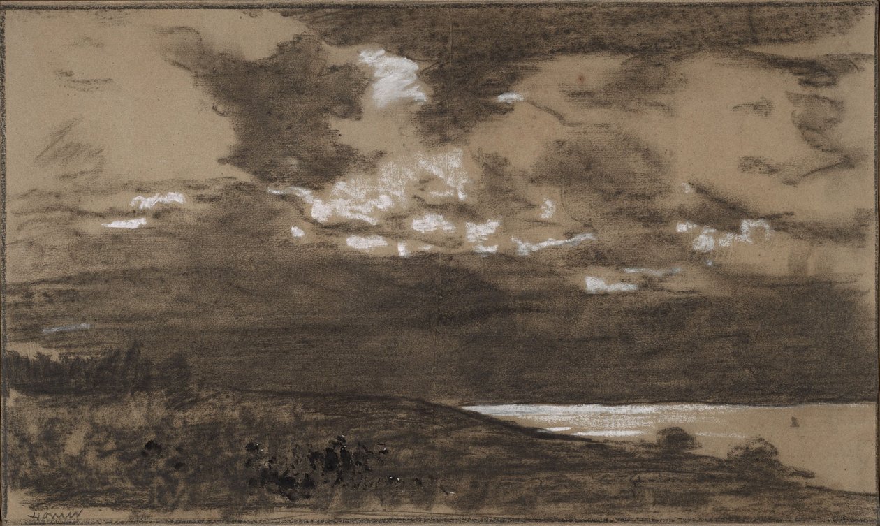 fırtınalı gökyüzü by Winslow Homer