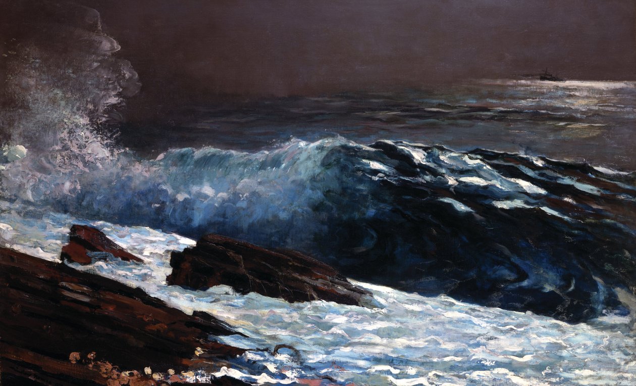 Sahilde güneş ışığı by Winslow Homer