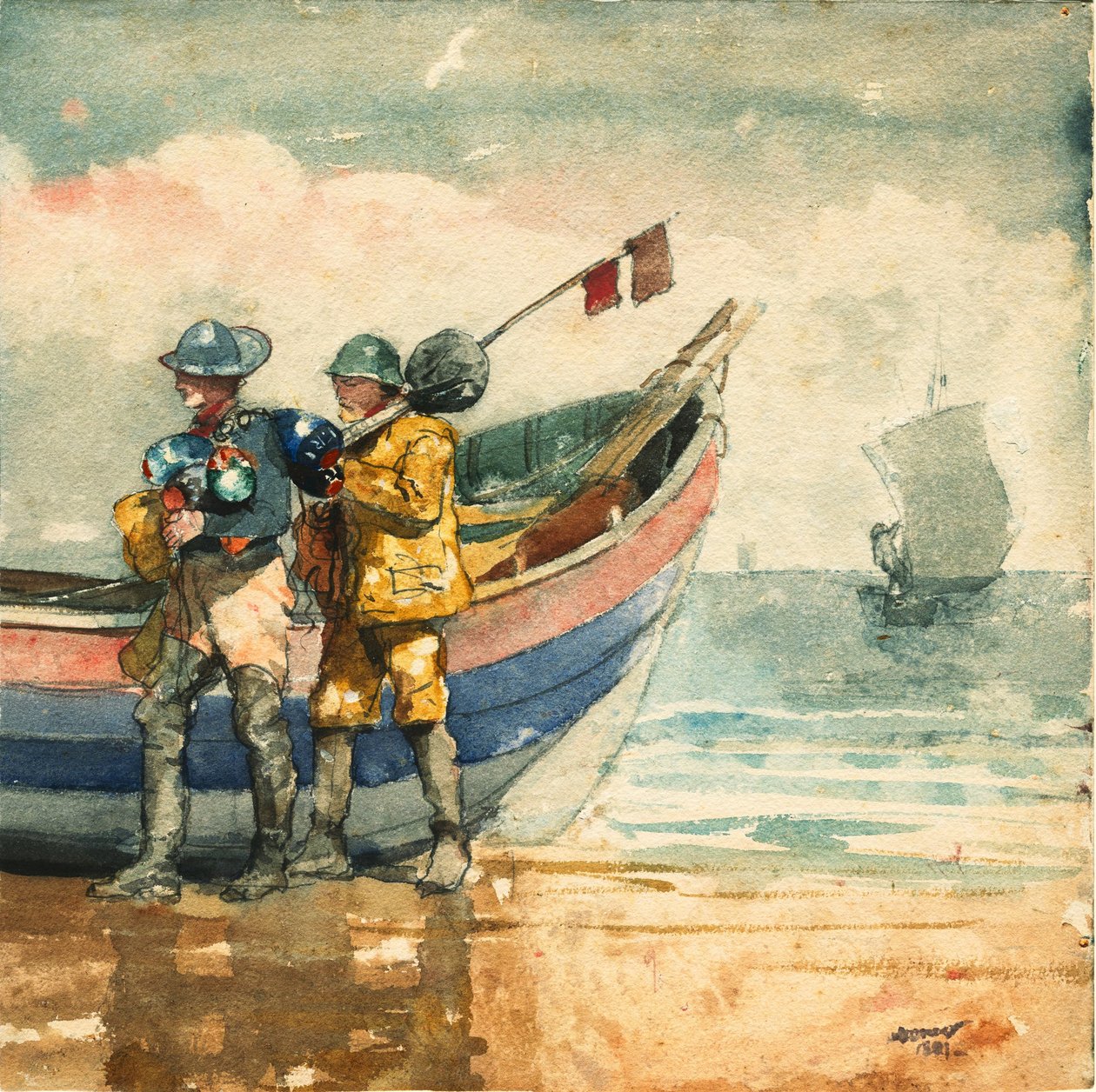 Dönüş, Tynemouth by Winslow Homer