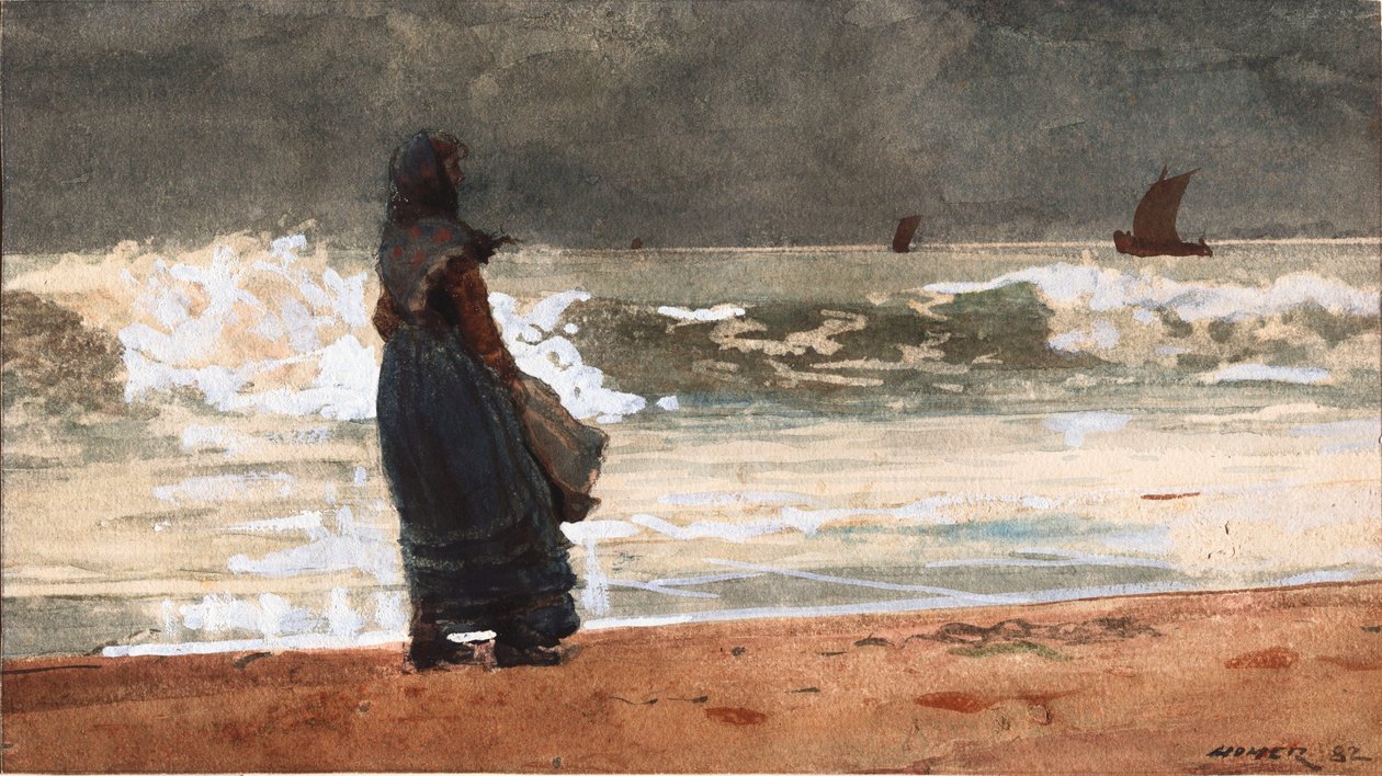 Gözcü, Tynemouth by Winslow Homer