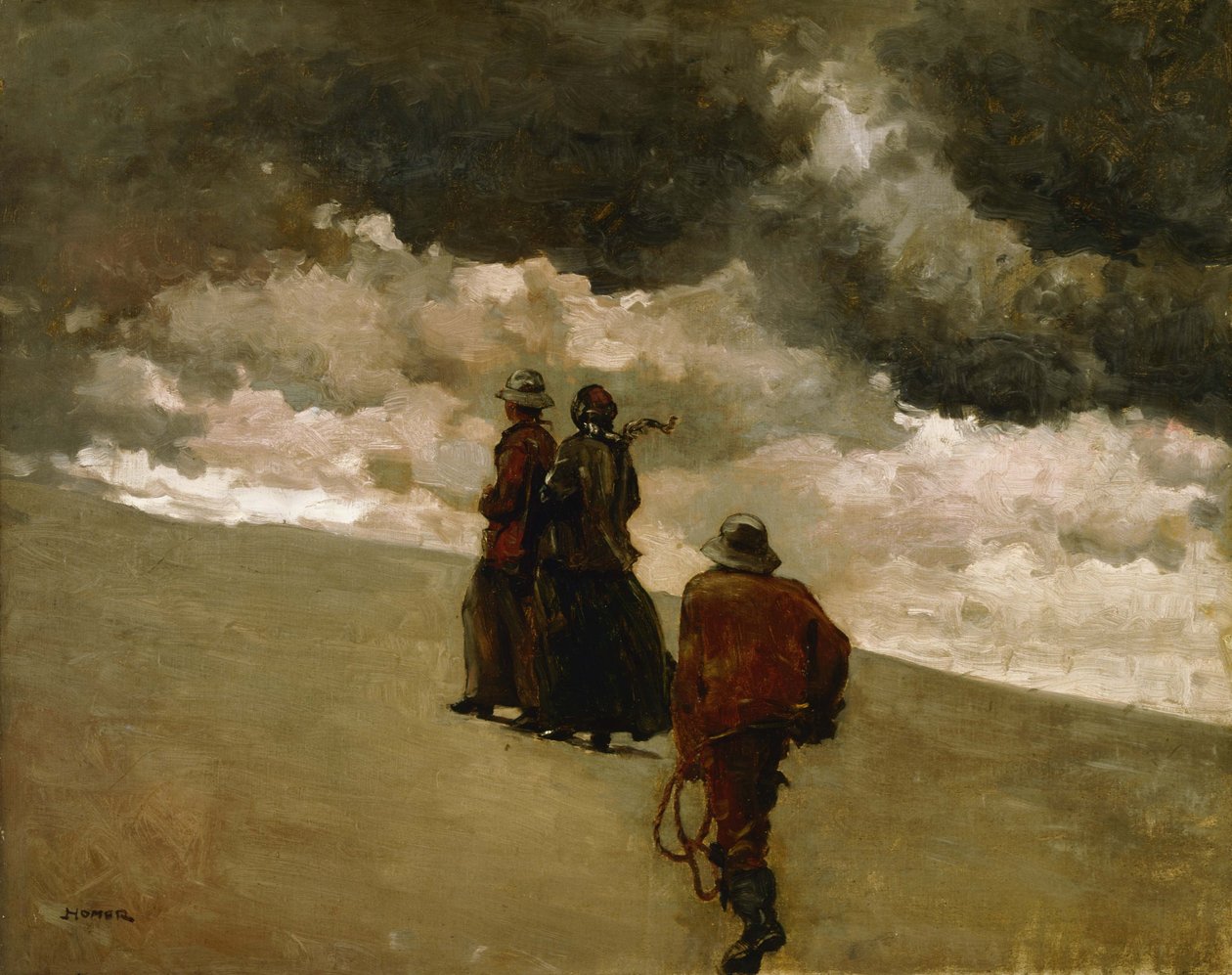 Kurtarmak için by Winslow Homer