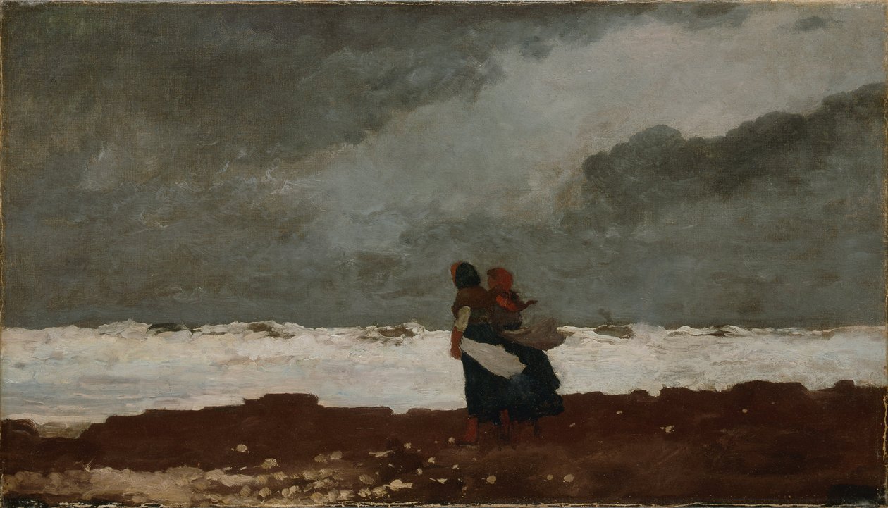 Denizden İki Figür by Winslow Homer