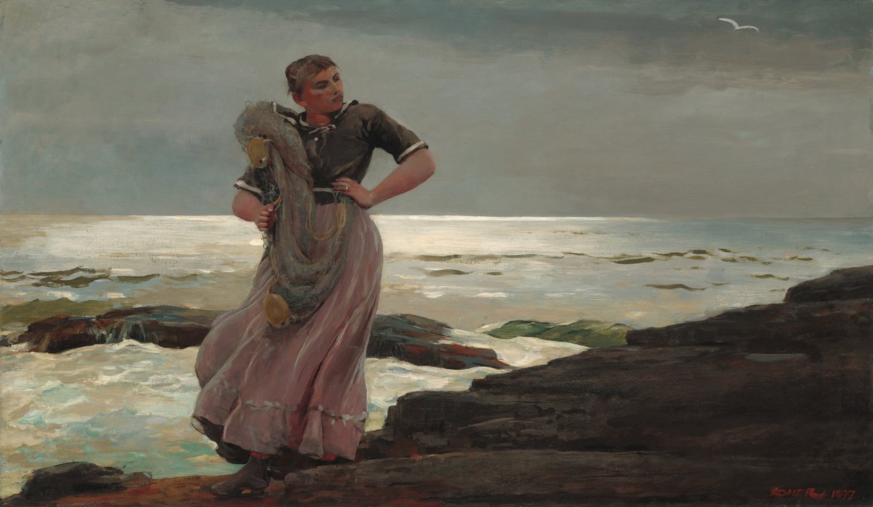 Denizde Bir Işık by Winslow Homer