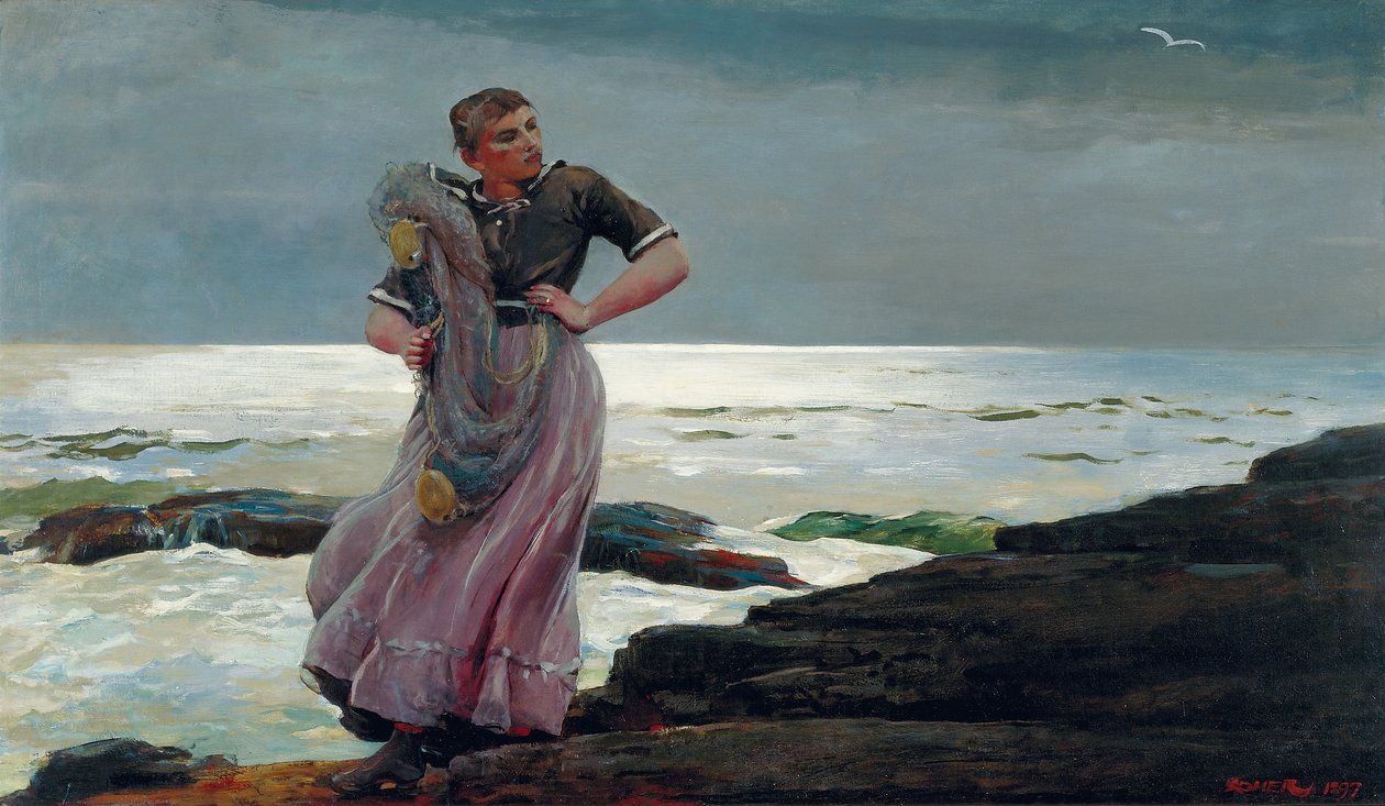 Denizde Bir Işık, 1897 by Winslow Homer