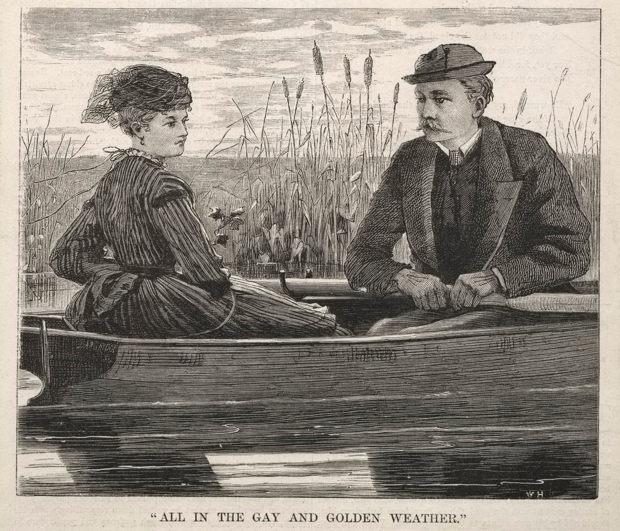 Hepsi Gay ve Altın Hava Durumunda, 1869. by Winslow Homer