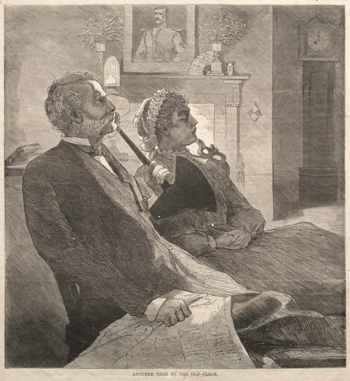 Eski Saatle Başka Bir Yıl, 1870. by Winslow Homer