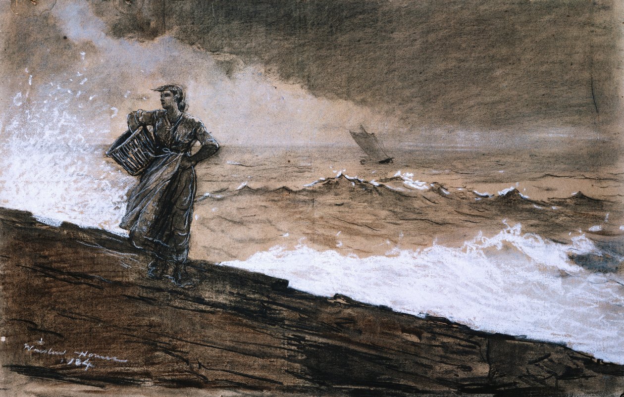 Açık Denizde, 1884 by Winslow Homer