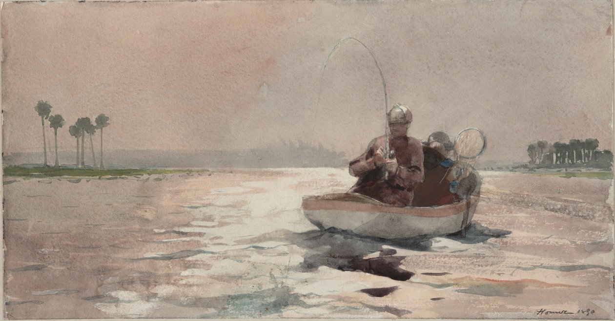 Bas Balıkçılık - Florida by Winslow Homer
