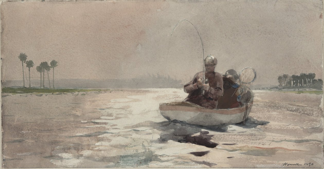 Bas Balıkçılık - Florida by Winslow Homer