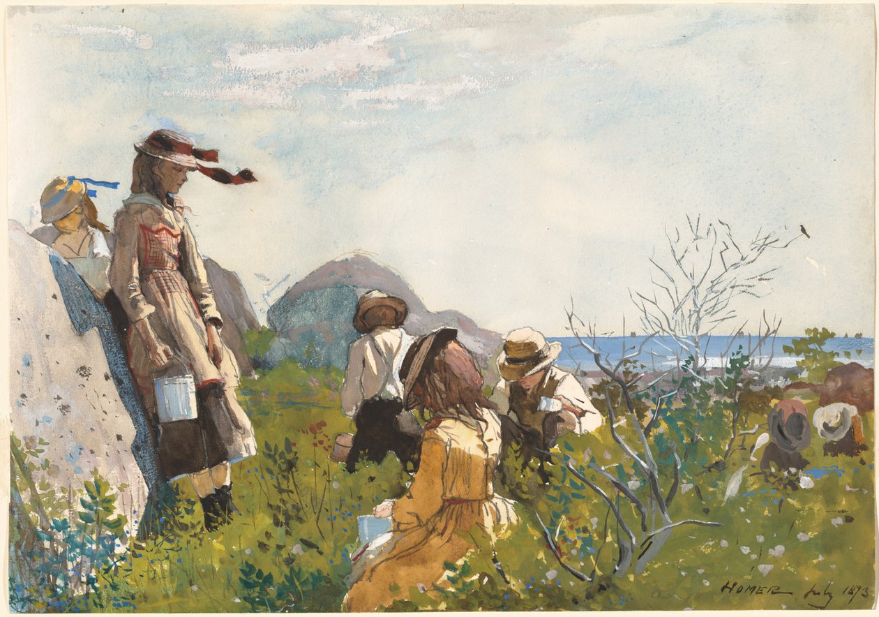 dut toplayıcılar by Winslow Homer