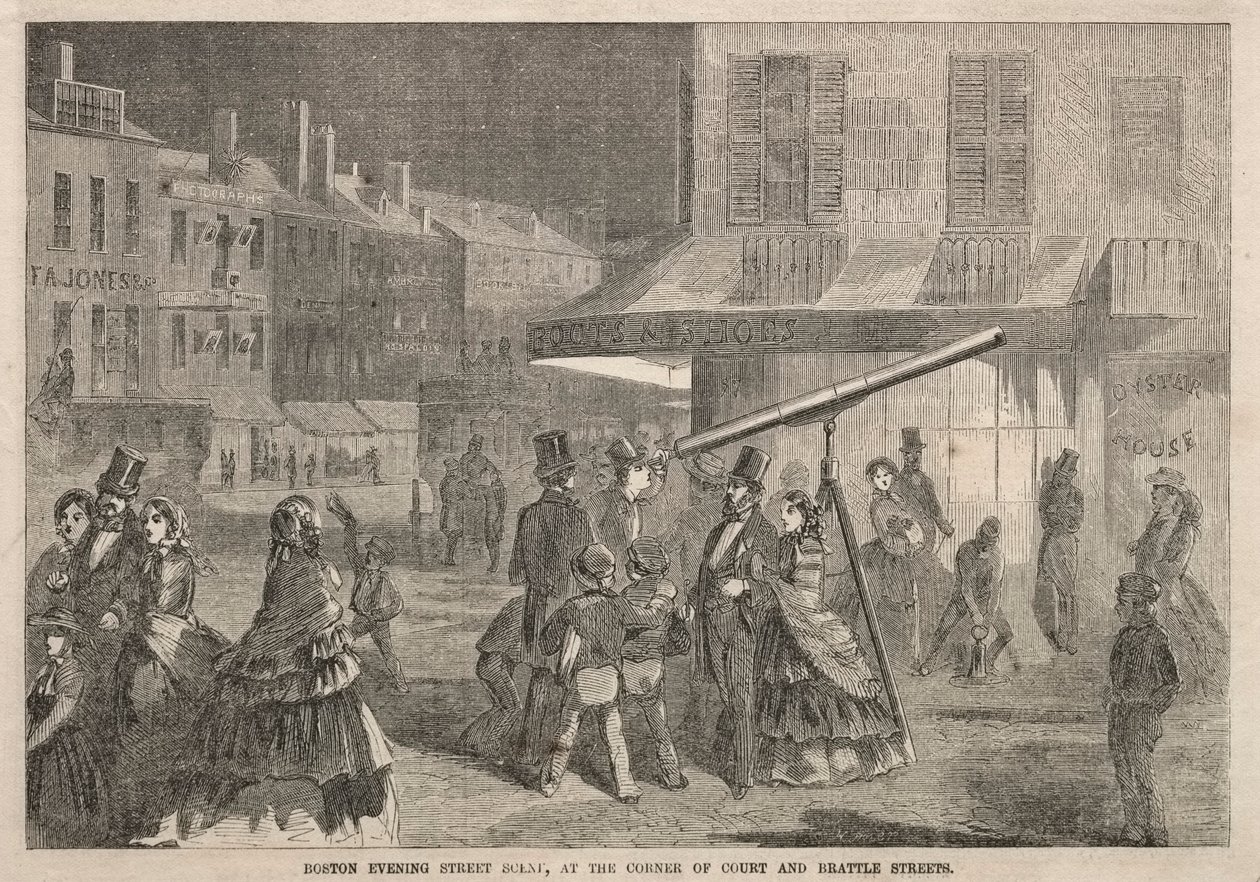 Court of Corner ve Brattle Streets, 1857