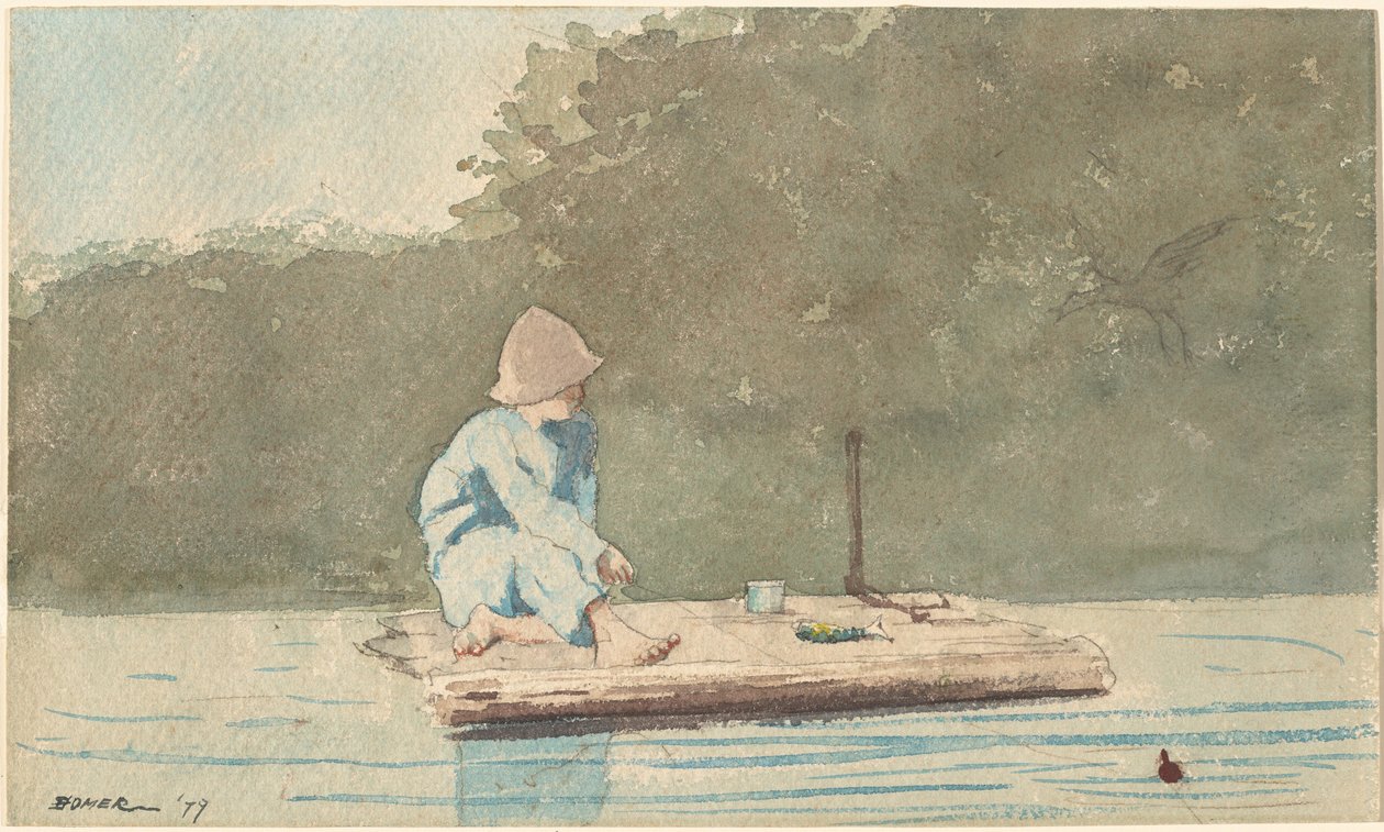 Sal üzerinde çocuk by Winslow Homer