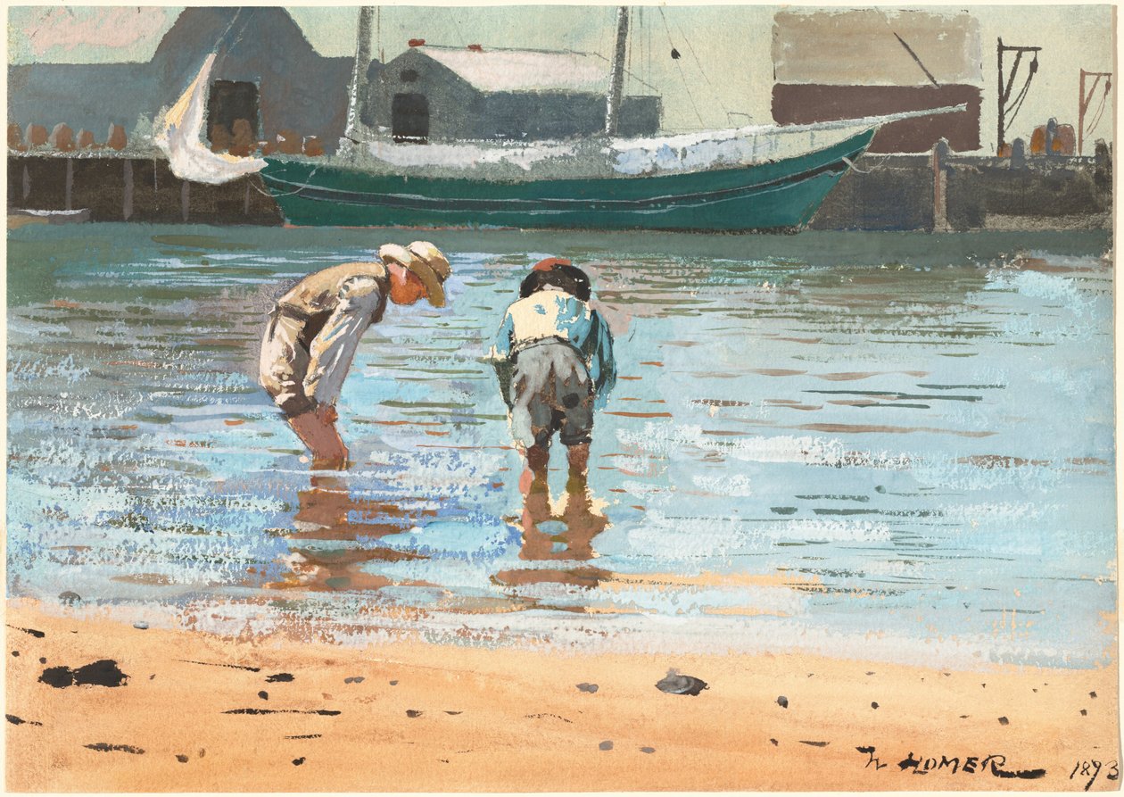 erkek çocuklar by Winslow Homer
