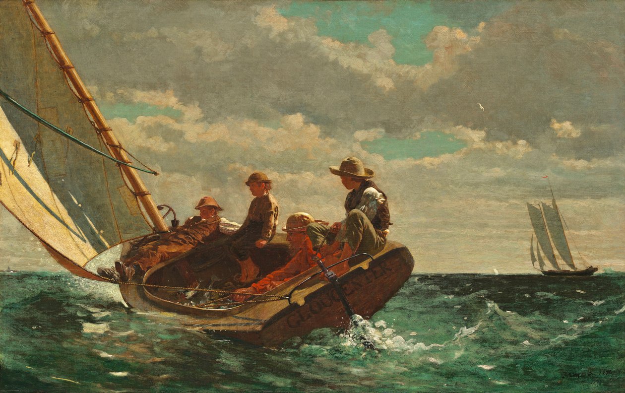 Esinti (Adil Rüzgar) 1873-76 by Winslow Homer