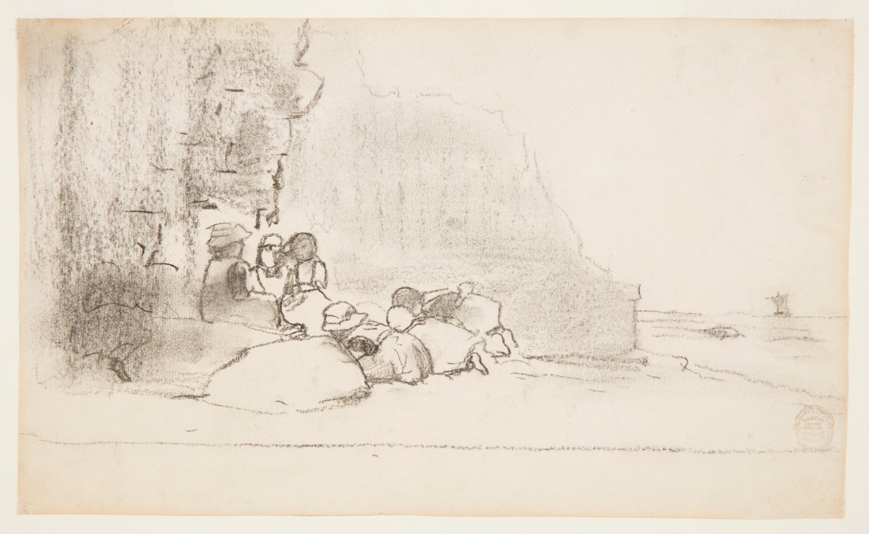 Deniz Kenarında Oynayan Çocuklar, Cullercoats, İngiltere by Winslow Homer