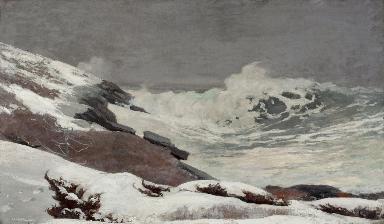 Kışın Sahil, 1892 by Winslow Homer