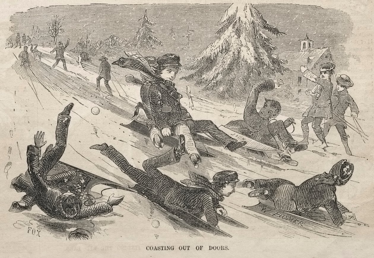 Kapıdan Kaçış, 1857. by Winslow Homer