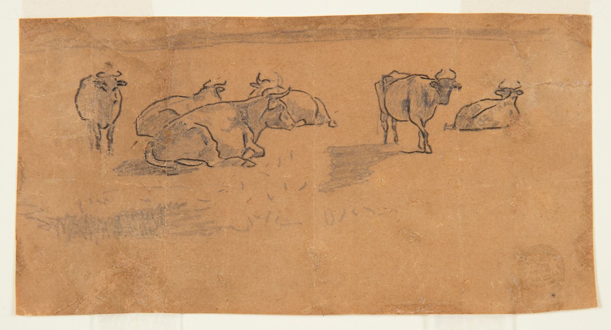 Meradaki İnekler by Winslow Homer