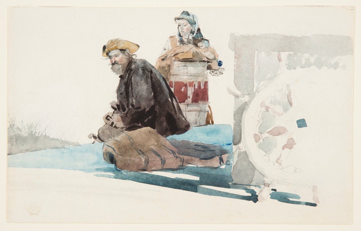 Güverte Yolcuları by Winslow Homer