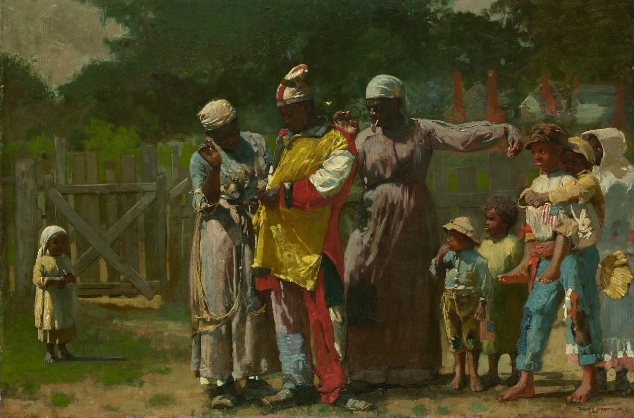 Karnaval için Giyinme, 1877. by Winslow Homer