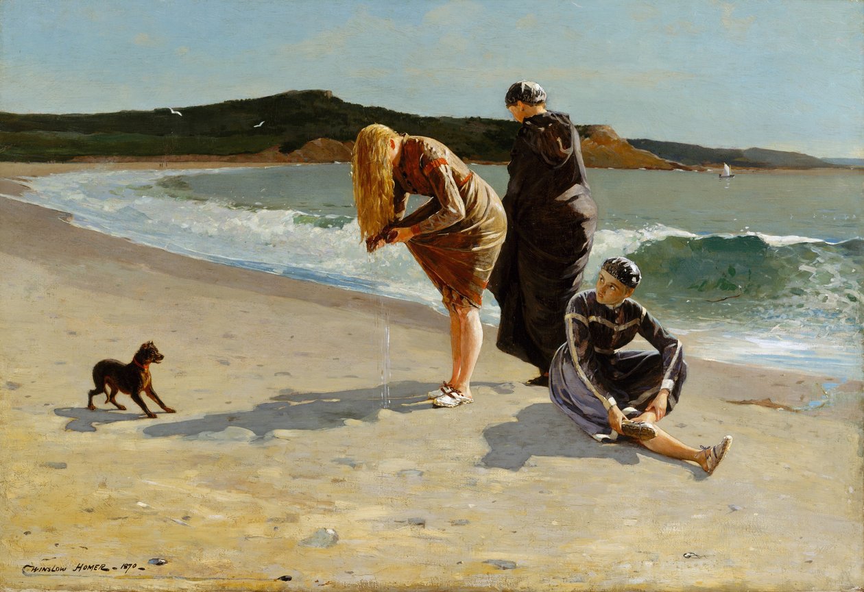 Kartal Kafası, Manchester, Massachusetts (Yüksek Gelgit) by Winslow Homer