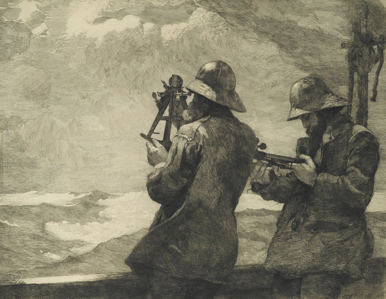 sekiz çan by Winslow Homer