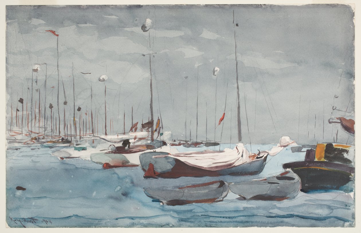Balıkçı Tekneleri, Key West by Winslow Homer