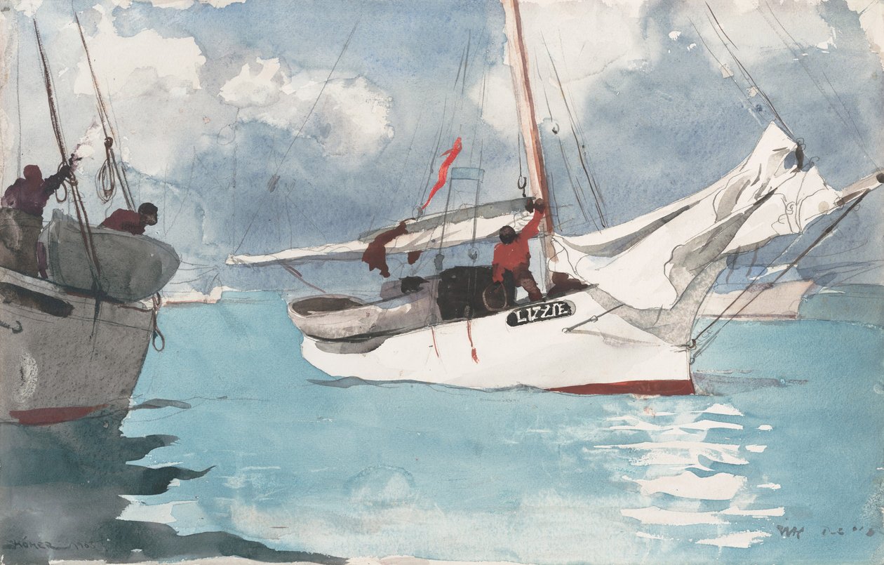Balıkçı Tekneleri, Key West by Winslow Homer