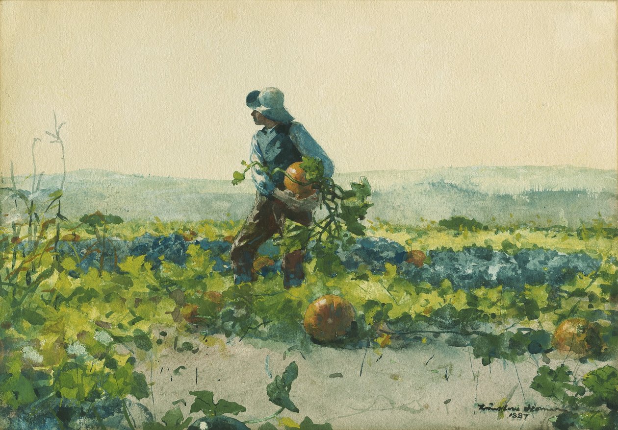 Çiftçi Çocuğu Olmak İçin by Winslow Homer