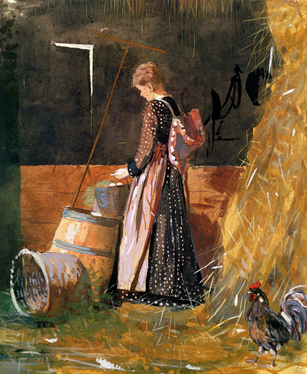 Taze Yumurta, 1874 by Winslow Homer