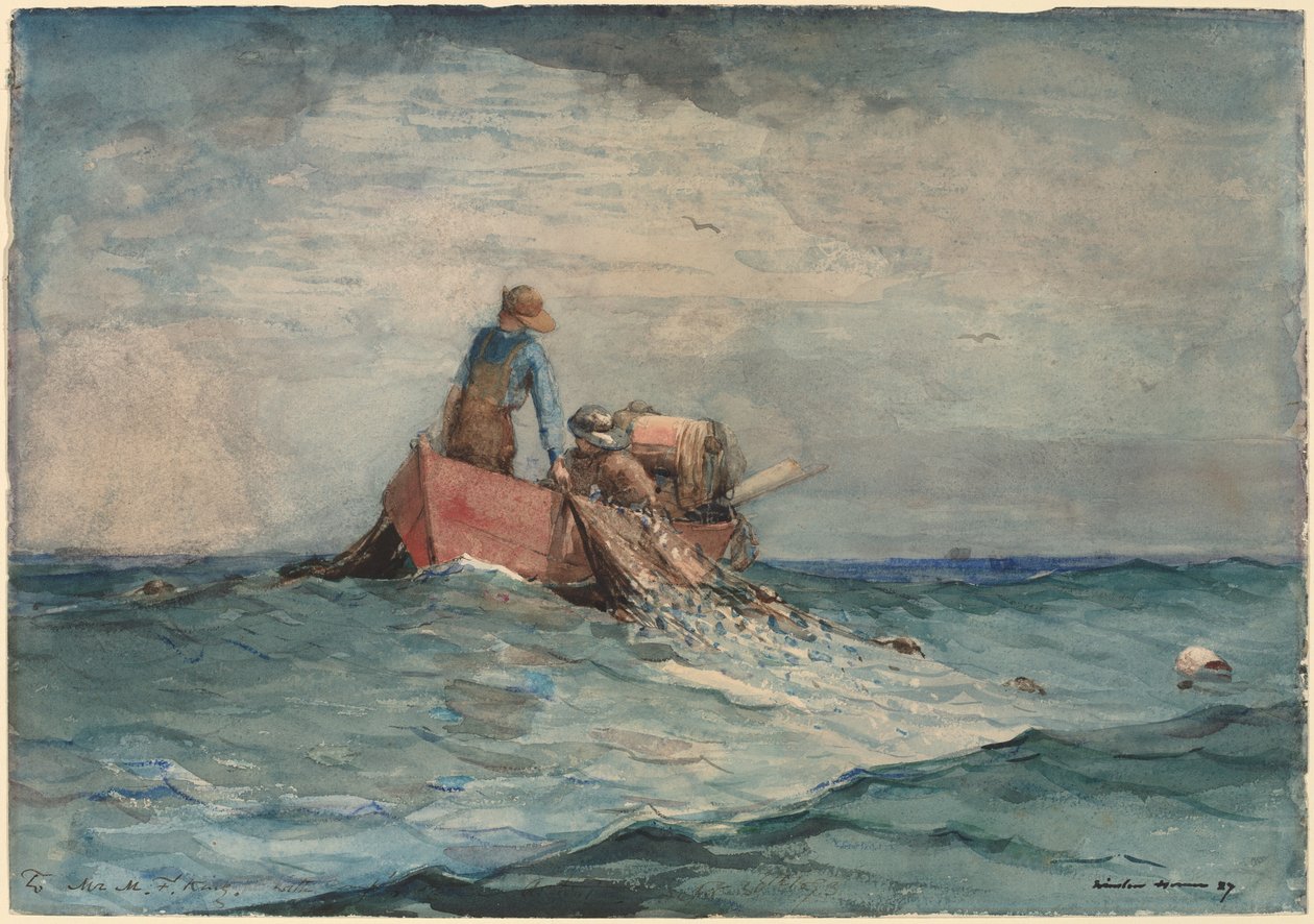 Ağlarda Taşımak by Winslow Homer