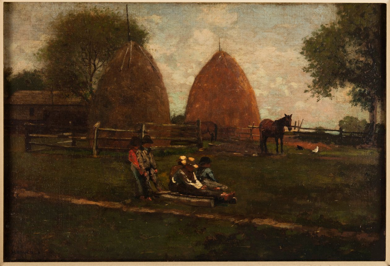 Samanlıklar ve Çocuklar by Winslow Homer