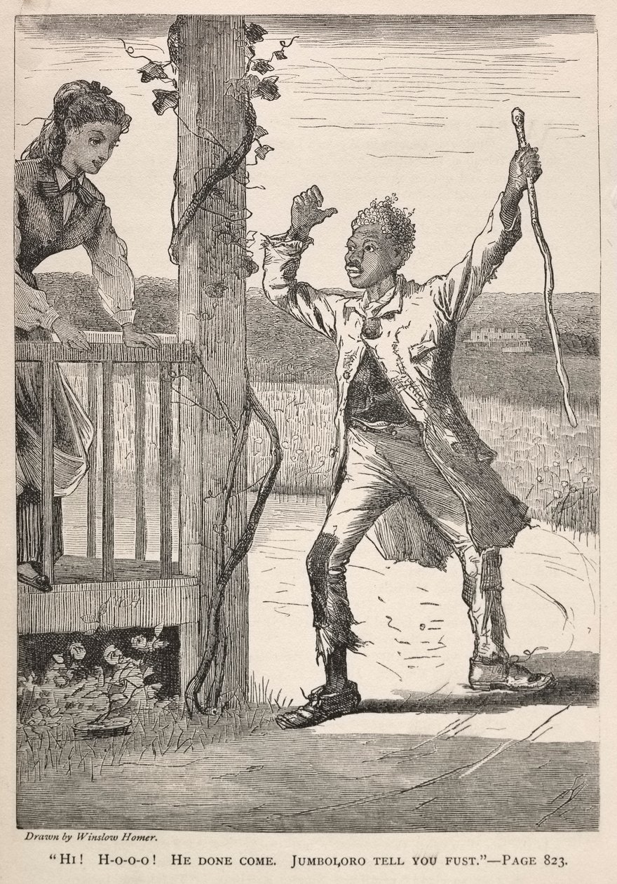 Merhaba! H-O-O-O! Geldi. Jumboloro Önce Söyle, 1869. by Winslow Homer