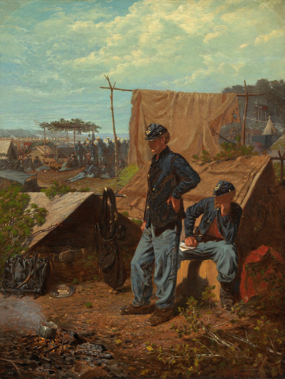 Ev, Tatlı Ev, c. 1863. by Winslow Homer