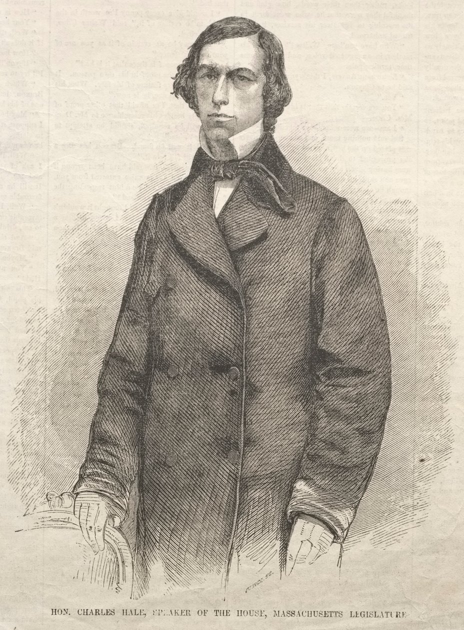 Tatlım. Charles Hale, Meclis Başkanı, Massachusetts Yasama Meclisi, 1859. by Winslow Homer