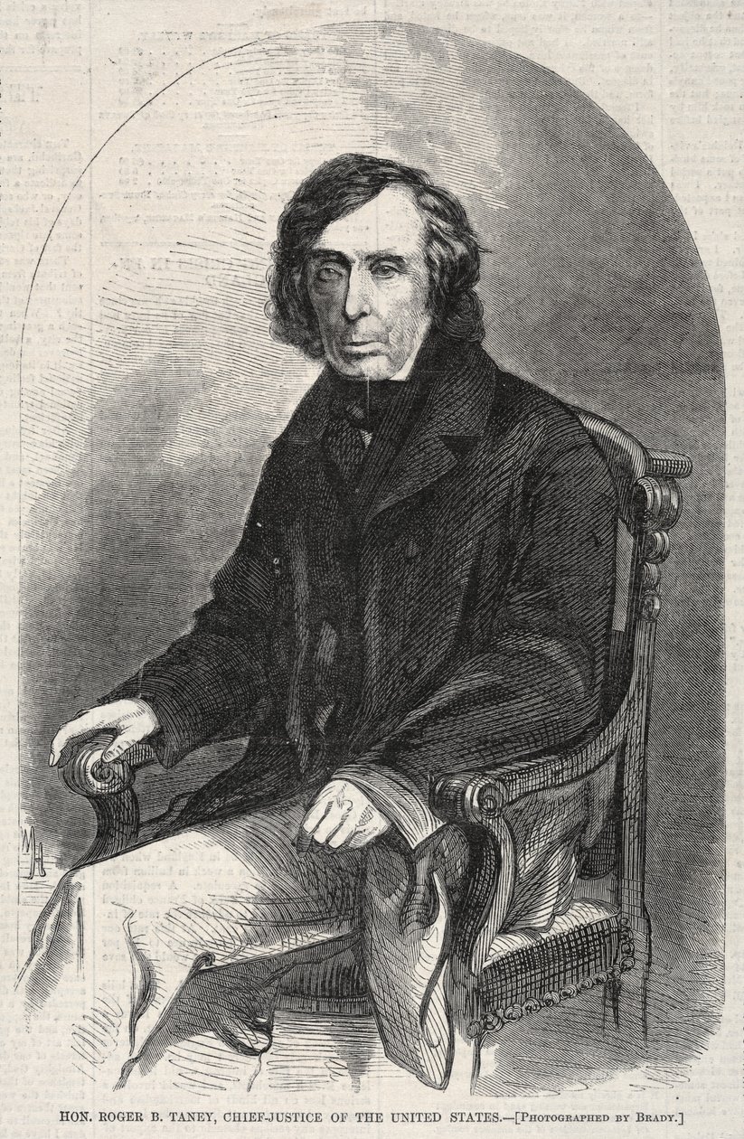 Tatlım. Roger B. Taney, Birleşik Devletler Başyargıcı, 1860. by Winslow Homer
