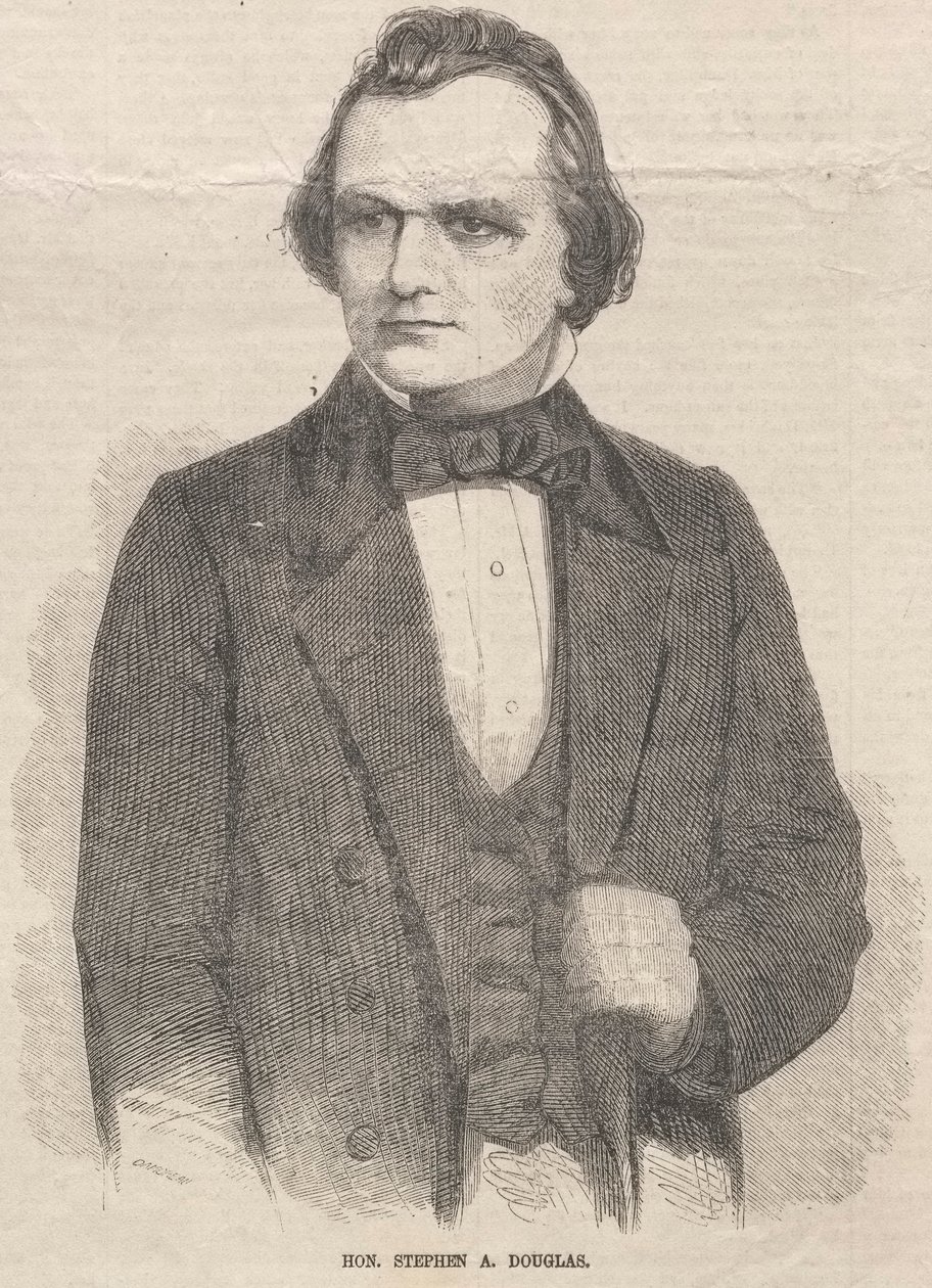 Tatlım. Stephen A. Douglas, 1859. by Winslow Homer