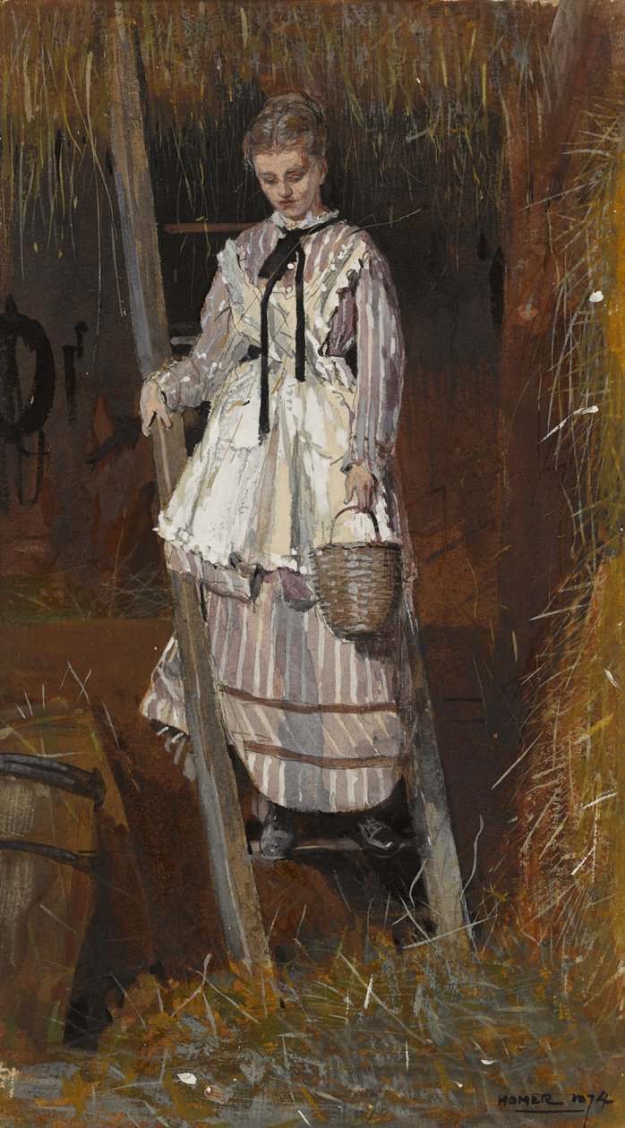 Yumurta Avı, 1874 by Winslow Homer