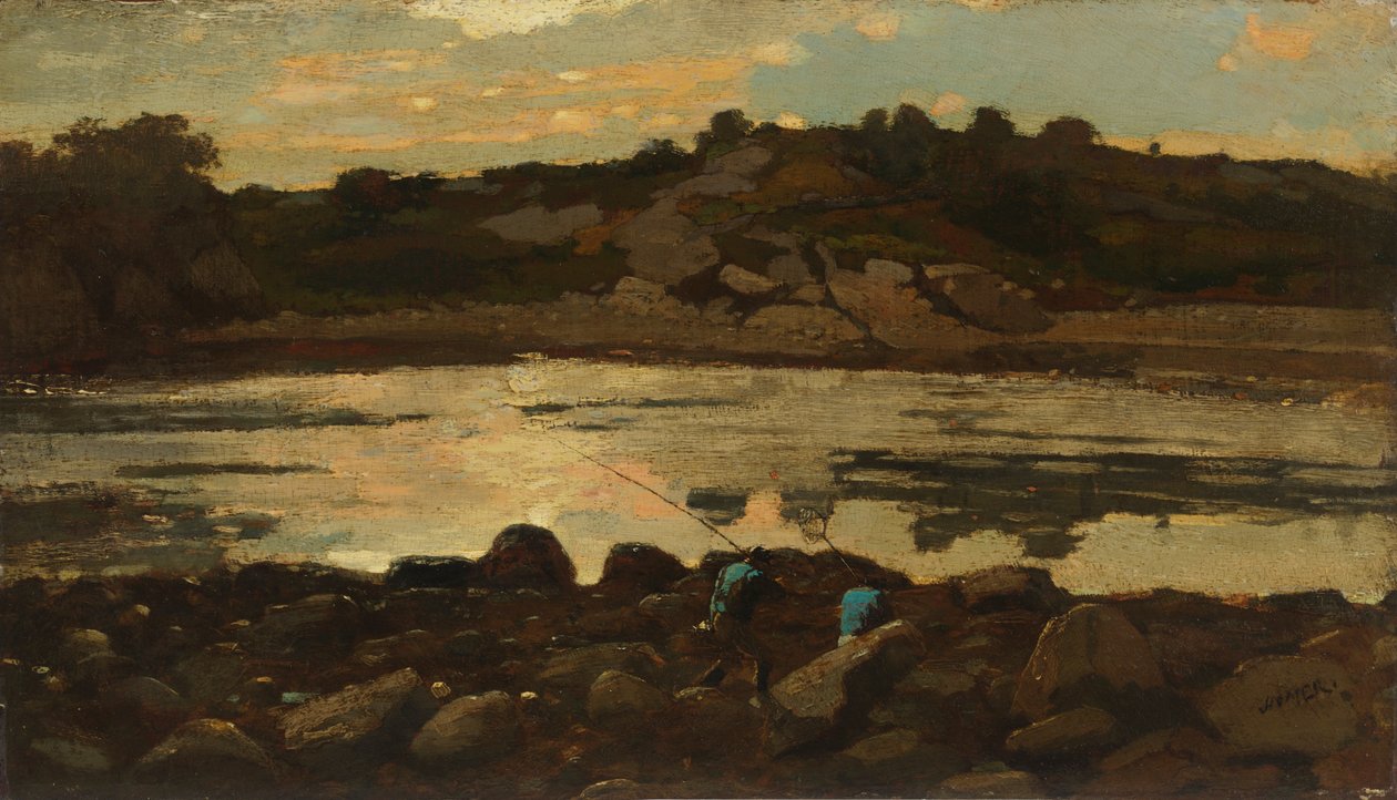 Istakoz Koyu, Manchester, Massachusetts, 1869. by Winslow Homer