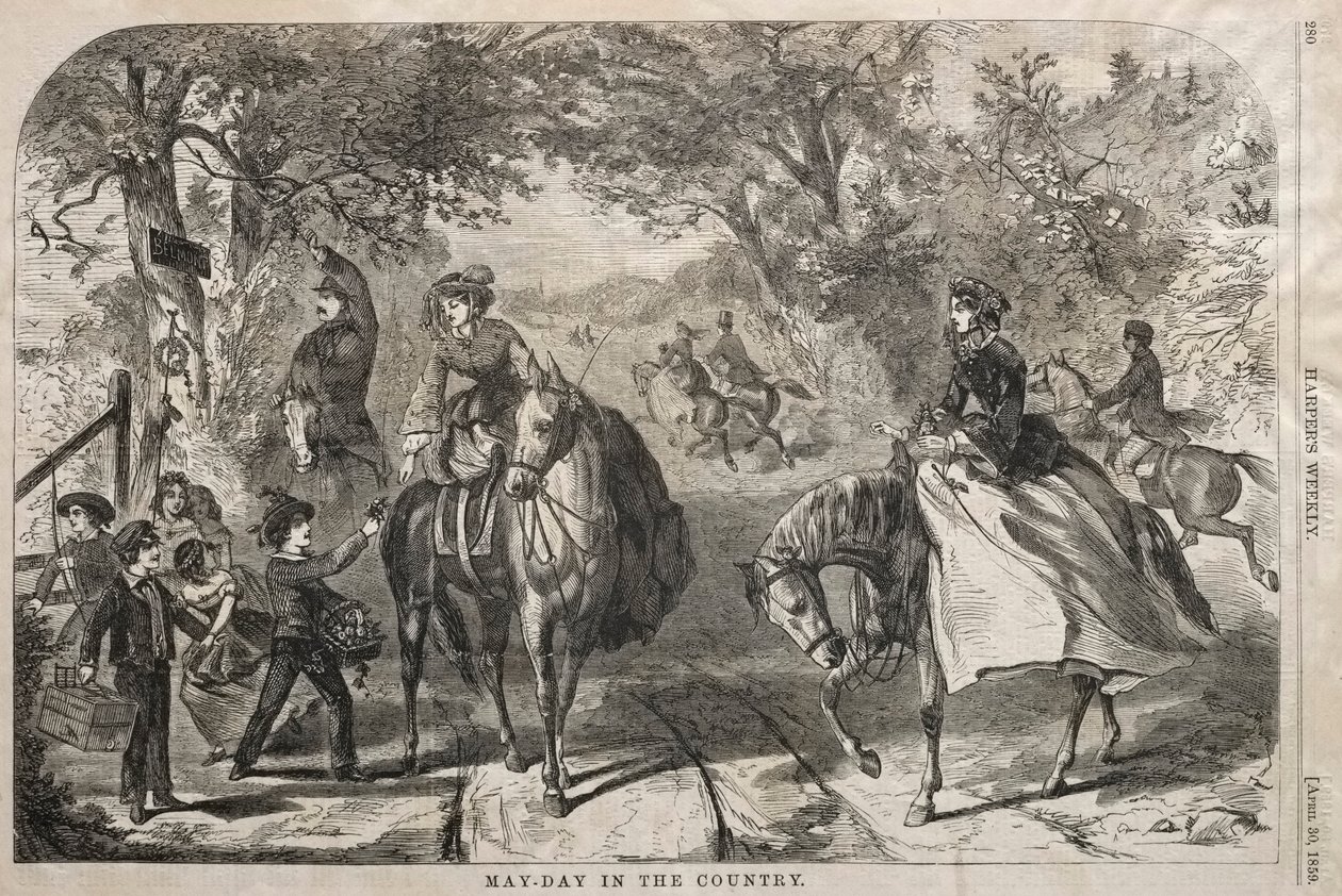 Ülkede 1 Mayıs, 1859. by Winslow Homer