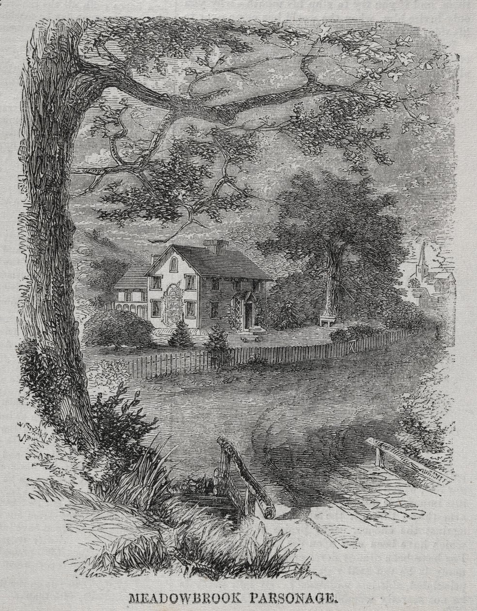 Meadowbrook Papaz Evi, 1860. by Winslow Homer