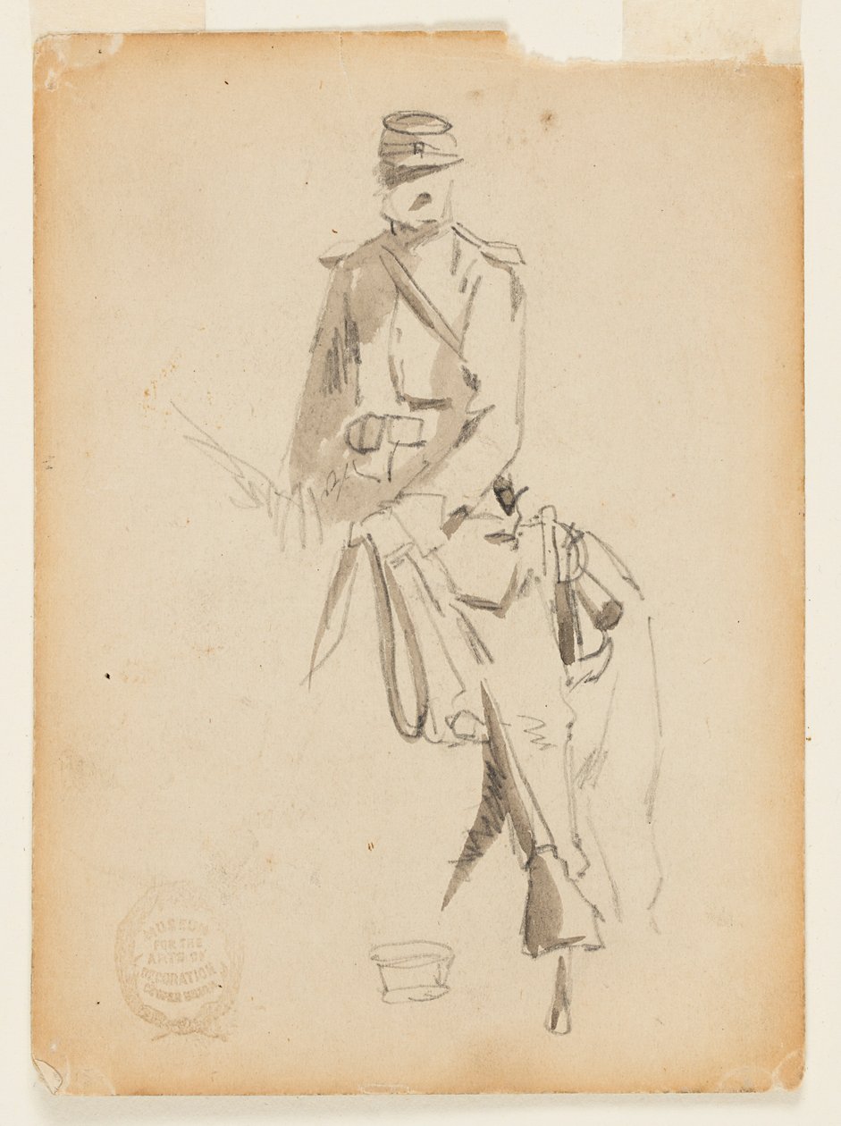 Atlı Süvari Subayı by Winslow Homer