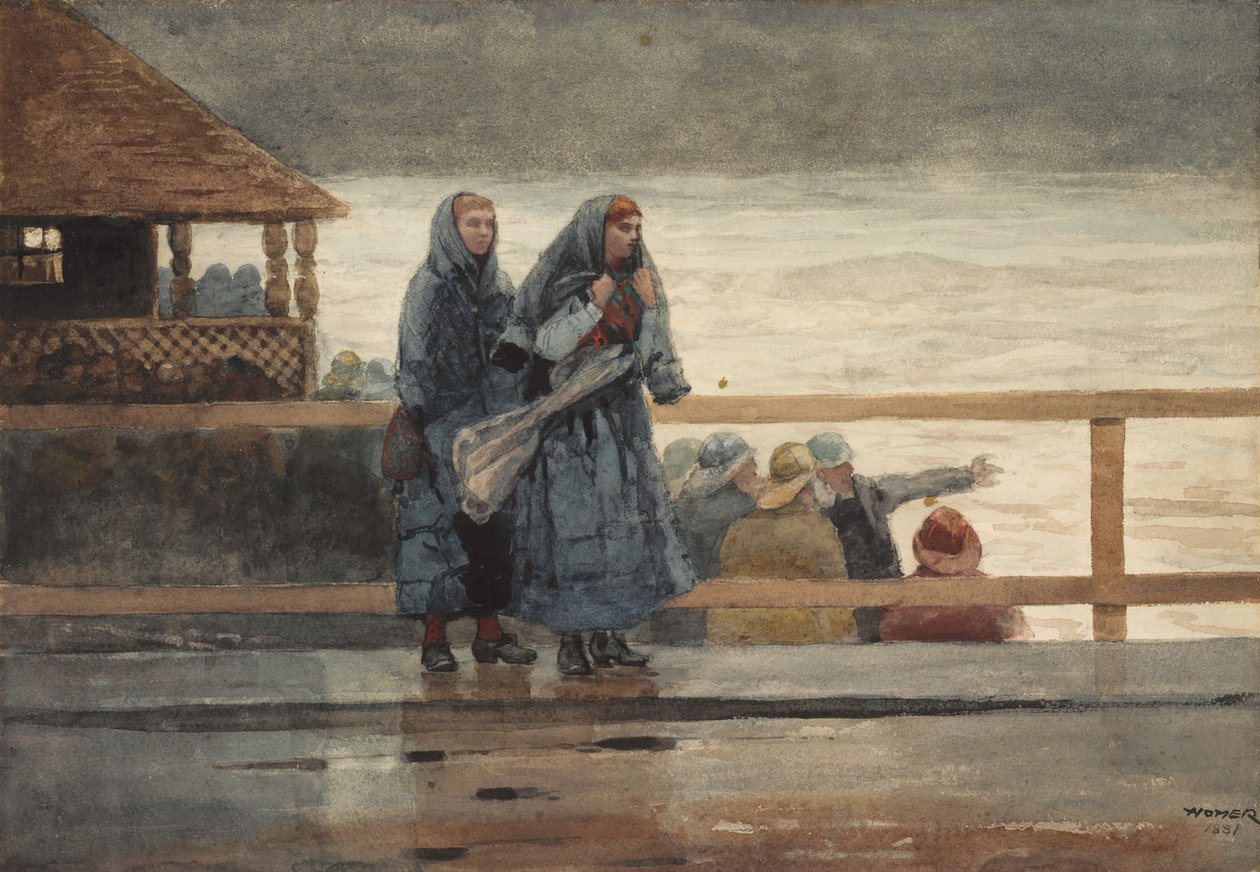 Denizin Tehlikeleri, 1881 by Winslow Homer