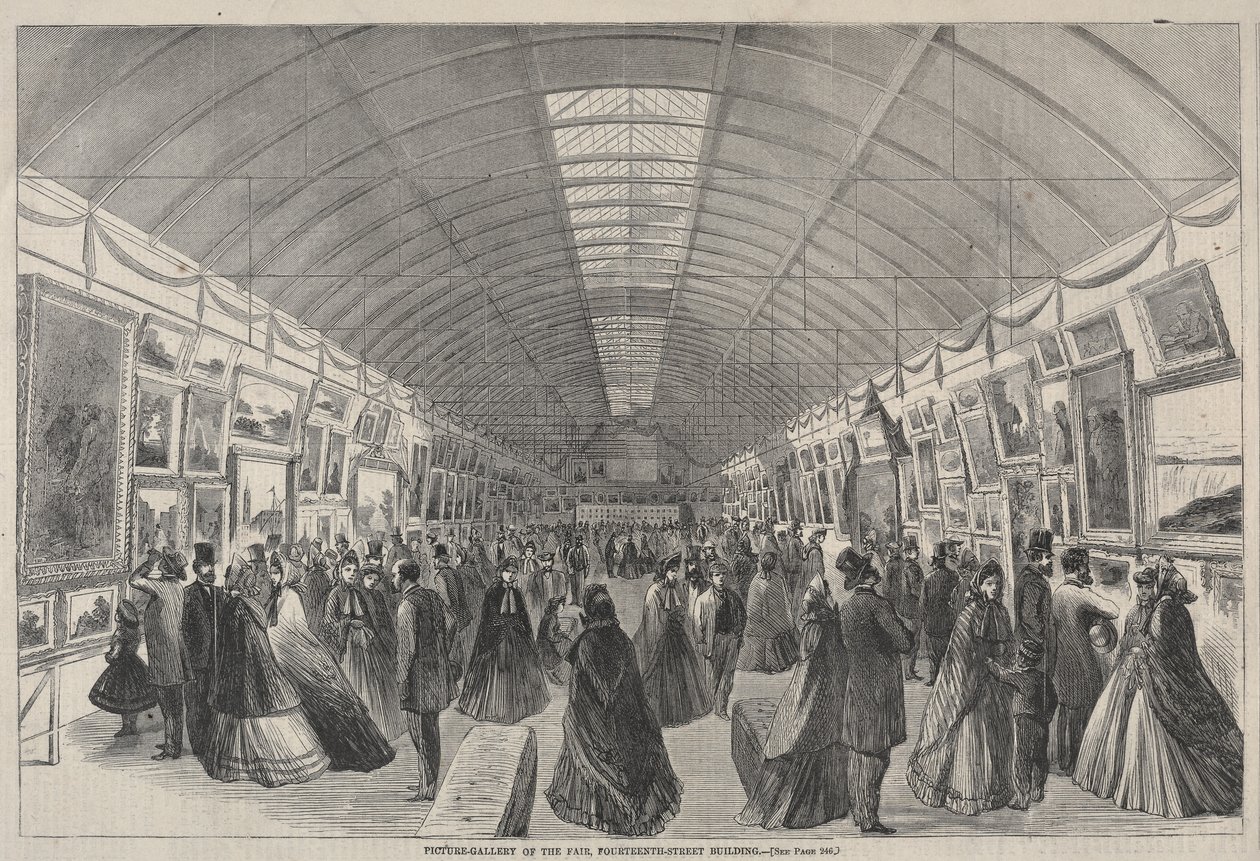 Fuarın Resim Galerisi, Ondördüncü Cadde Binası. by Winslow Homer