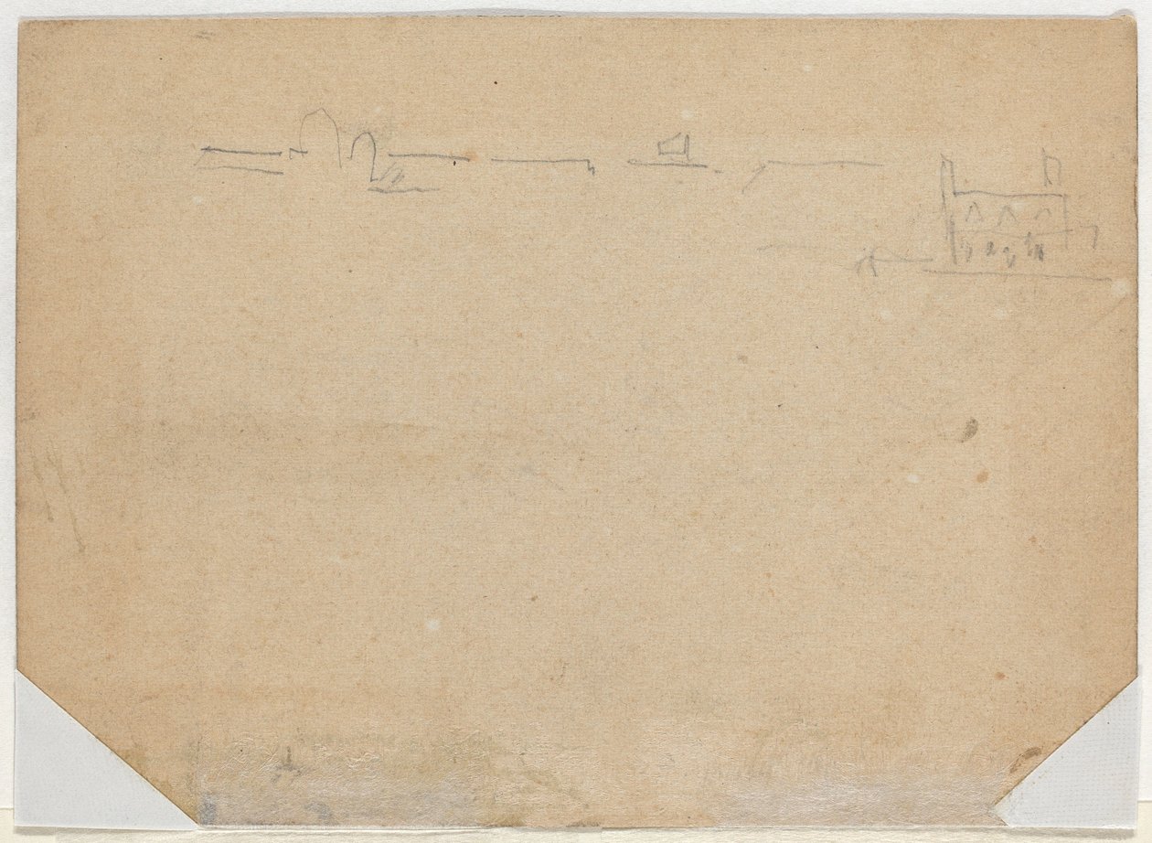 Çatı Hattı [verso] by Winslow Homer
