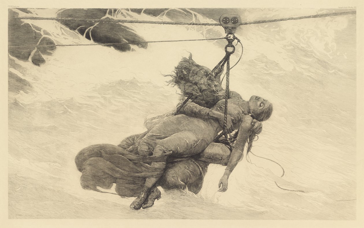 kaydedildi, 1889 by Winslow Homer