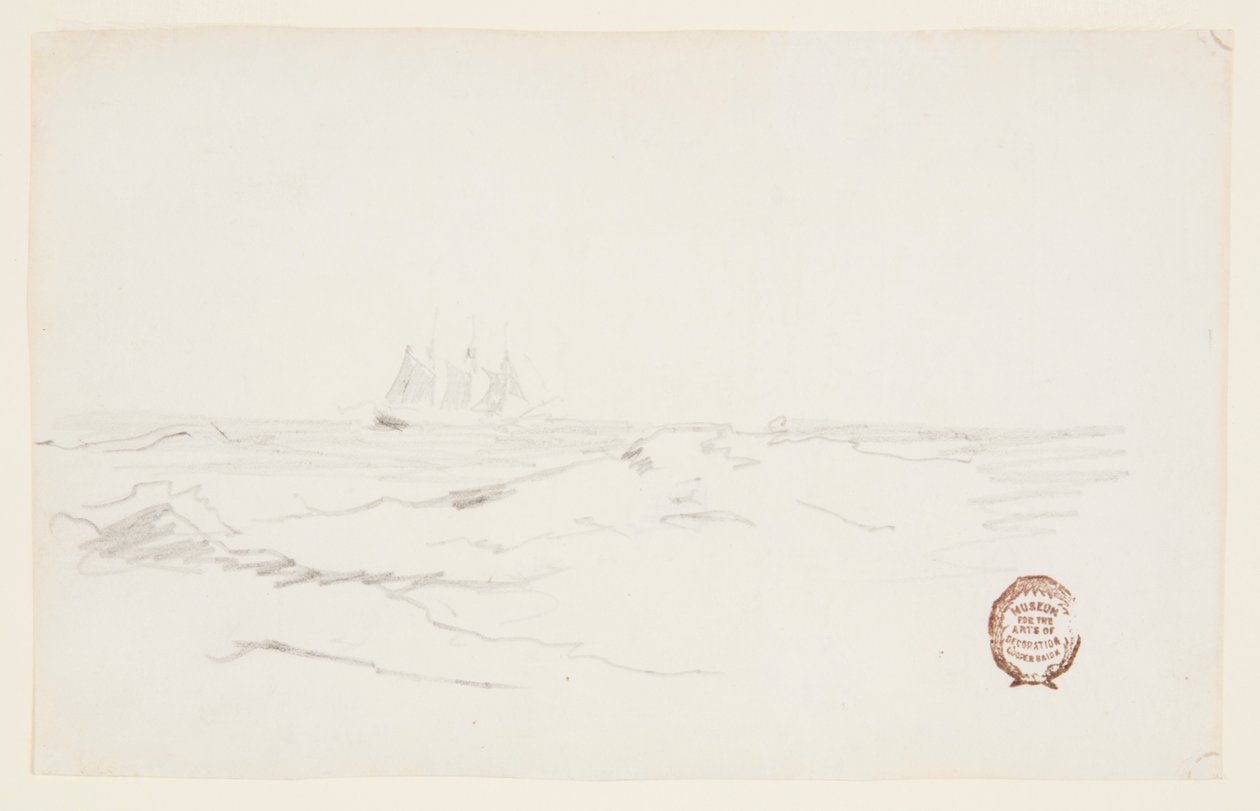 Rocky Sahili Yakınında Schooner by Winslow Homer